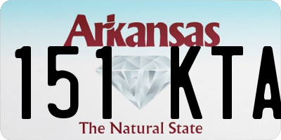 AR license plate 151KTA