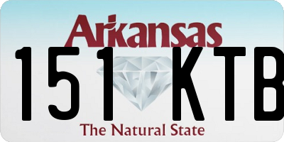 AR license plate 151KTB