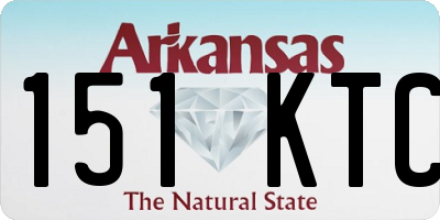 AR license plate 151KTC