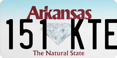AR license plate 151KTE