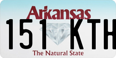 AR license plate 151KTH