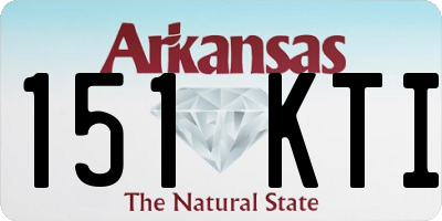 AR license plate 151KTI