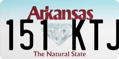 AR license plate 151KTJ