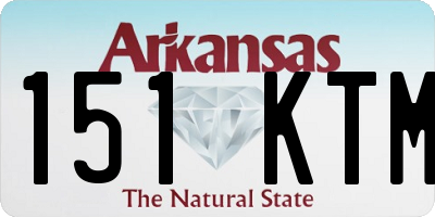 AR license plate 151KTM