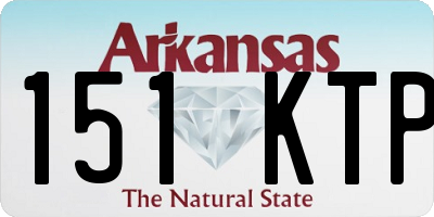 AR license plate 151KTP