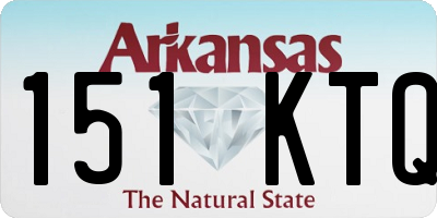 AR license plate 151KTQ