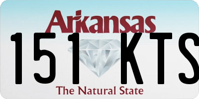 AR license plate 151KTS