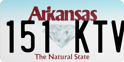 AR license plate 151KTV