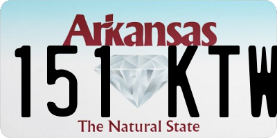 AR license plate 151KTW