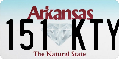 AR license plate 151KTY