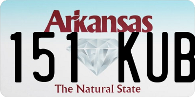 AR license plate 151KUB