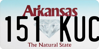 AR license plate 151KUC