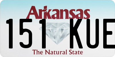 AR license plate 151KUE