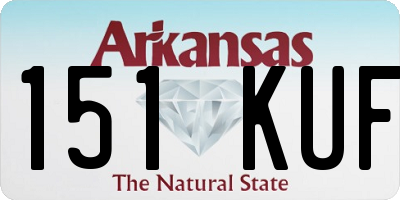 AR license plate 151KUF
