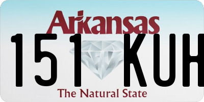 AR license plate 151KUH