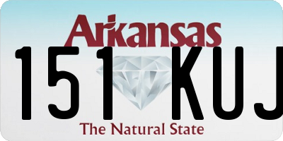 AR license plate 151KUJ