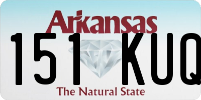 AR license plate 151KUQ