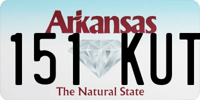 AR license plate 151KUT