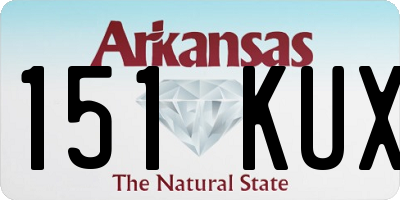AR license plate 151KUX