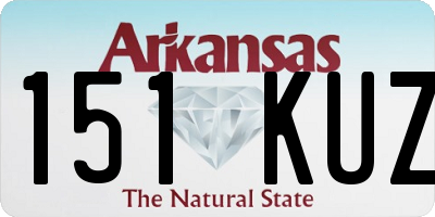 AR license plate 151KUZ