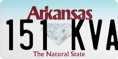 AR license plate 151KVA