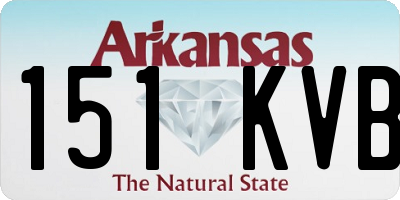 AR license plate 151KVB