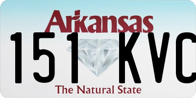 AR license plate 151KVC
