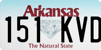 AR license plate 151KVD
