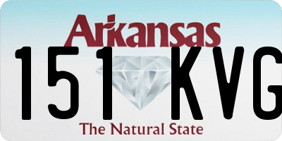 AR license plate 151KVG