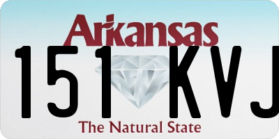 AR license plate 151KVJ