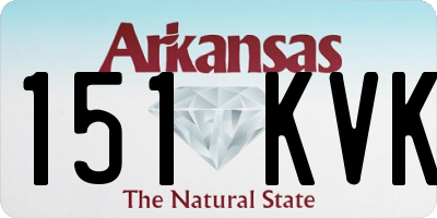AR license plate 151KVK