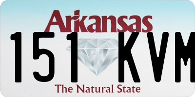 AR license plate 151KVM