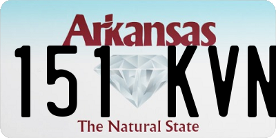 AR license plate 151KVN