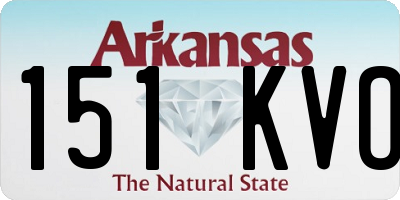 AR license plate 151KVO