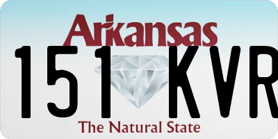 AR license plate 151KVR