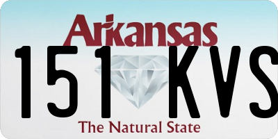 AR license plate 151KVS
