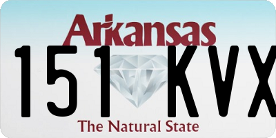 AR license plate 151KVX