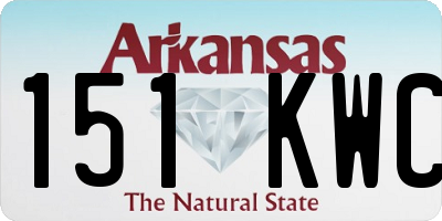 AR license plate 151KWC