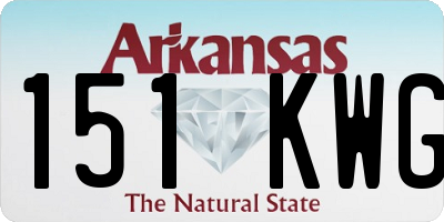 AR license plate 151KWG