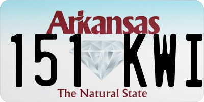 AR license plate 151KWI