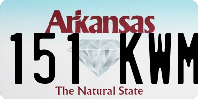 AR license plate 151KWM