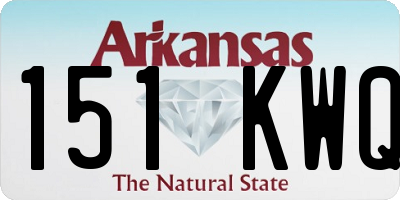 AR license plate 151KWQ