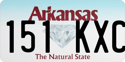 AR license plate 151KXC