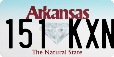 AR license plate 151KXN