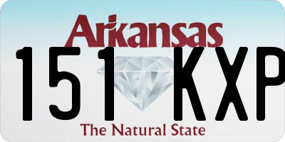 AR license plate 151KXP