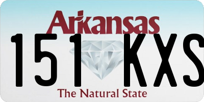 AR license plate 151KXS