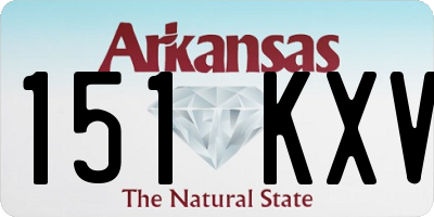 AR license plate 151KXV