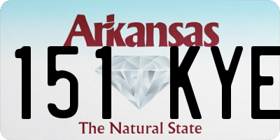 AR license plate 151KYE