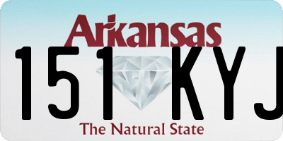 AR license plate 151KYJ