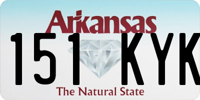AR license plate 151KYK